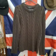 ニット ブラウン