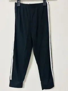 黒のストライプボトムス 126-145cm