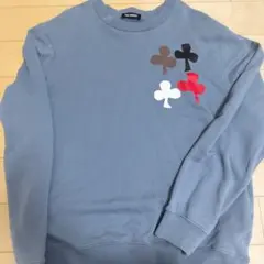 (本日限定値下げ)RAF SIMONS ブルースウェットシャツ クローバー刺繍