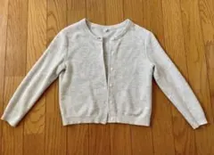 UNIQLO ライトグレー　カーディガン　120センチ