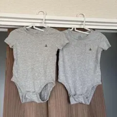 baby GAP グレー ロンパース 12-18ヶ月