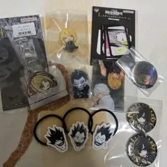 デスノート まとめ売り 一番くじ ガチャ 缶バッジ ヘアゴム等 12点セット