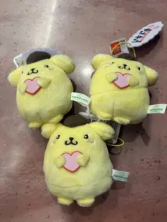サンリオキャラクターズ 色んな表情マスコット ポムポムプリン タイトー限定　6個 タイトー限定 ポムポムプリン マスコット 6個セット 色んな表情