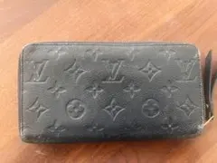 Louis Vuitton ブラック レザー 長財布