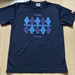 JUIC 卓球 Tシャツ ゲームシャツ　アーガイルT ネイビーブルー　M