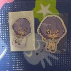 あんスタ　アニカフェ　アクスタ　ステッカー　花群冬芽　ユメ