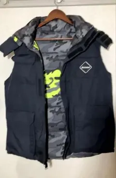 FCRB×NIKE リバーシブルダウンベスト 迷彩 カモ柄 12AW レア L