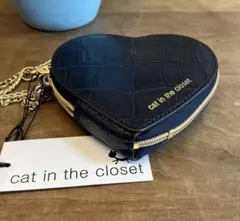 新品未使用☆cat in the closet ハート型コインケースエコバッグ付