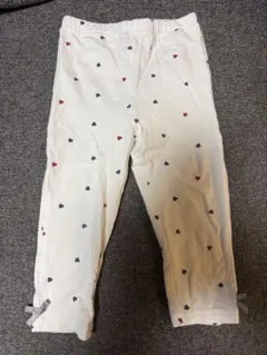 プティマイン　ハート柄　レギンスパンツ　90cm