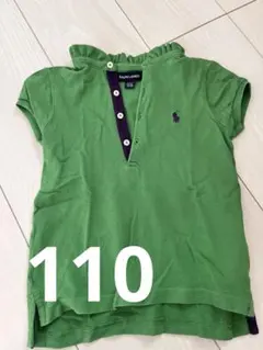 Ralph Lauren グリーン ポロシャツ 4T 110