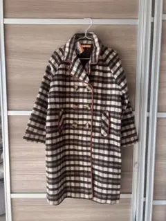 Fint.チェック柄コート