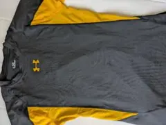 Under Armour 半袖アンダーウェア ブラック/イエロー