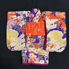 アンティーク古布着物　人形着物　市松人形着物　重ね着つき 2025年最新】市松人形着物の人気アイテム - メルカリ