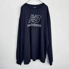 new balance　長袖Tシャツ　黒　サイズ2XL　A041のサムネイル