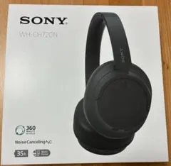 SONY WH-CH720N ブラック ワイヤレスヘッドホン 新品未開封 ソニー WH-CH720N ワイヤレスノイズキャンセリングヘッドホン