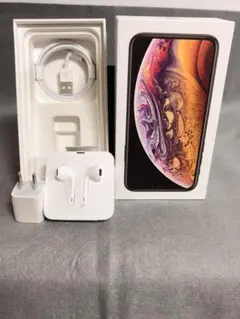Apple iPhone XS 空箱 ゴールド 純正付属品一式