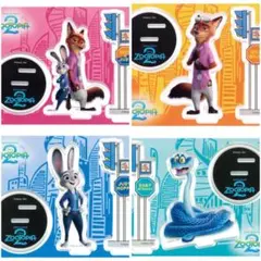 ハッピーくじ ズートピア2 G賞アクリルスタンド4点セット