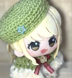 ちびぐるみ　クリスマス　イメージ　ツリーカラー　ポンチョ+帽子　セット