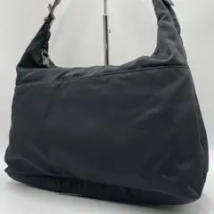 良品 COACH ワンショルダーバッグ ナイロン ブラック ホーボー