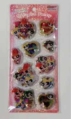 【正規品】スパンコールパーティーシール　パワーパフガールズ