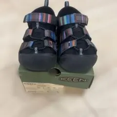 キーン　KEEN キッズサンダル RAYA BLAC 24.5cm