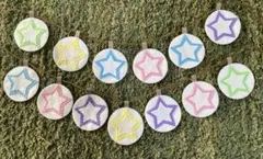 ガーランド☀︎フェルト☀︎ハンドメイド☀︎星☀︎パステルカラー