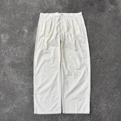 希少】90s ポロバイラルフローレン コットン×リネン ワイドスラックス