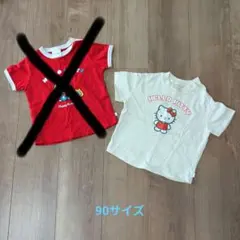 ￥650↘￥550 Hello Kitty Tシャツ ホワイトのサムネイル