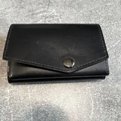 三つ折り財布 アブラサス ブラック ミニウォレットのサムネイル