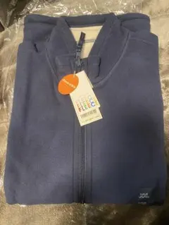 ユニクロ　XXL ネイビー フリースジャケット 新品タグ付き