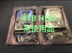 【新品未使用】WESTERN DIGITAL 4TB HDD 3.5インチx2台