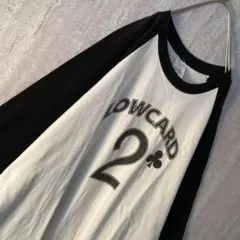 US古着 Tシャツ ローカード 太アーム ラグラン アーチロゴ ホワイトのサムネイル