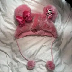 ディズニー　ファンキャップ　ミニー　ピンク　レア