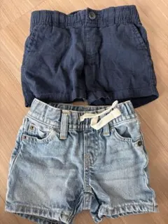 baby GAP ハーフパンツ2枚セット 6～12month