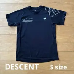 DESCENTE バレーボール 半袖シャツ ブラック　Sサイズ