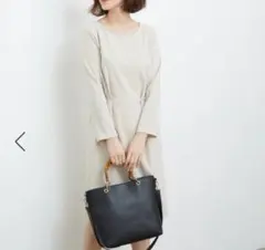 【新品未使用】カットジョーゼットワンピース　ロペピクニック　L