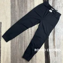 ロデオクラウンズRODEO CROWNS 黒パンツ　　サイズS ストレッチ
