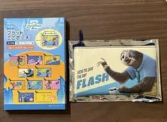 ズートピア　ミニフラットポーチ　ナマケモノ　フラッシュ