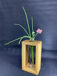 木製シンプル一輪挿し