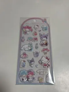 正規品 サンリオキャラクターズ ジュエルマシュマロステッカーズ 再安価