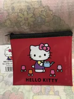 ハローキティ　ミニフラットポーチ　サンリオ　HELLO KITTY ポーチ