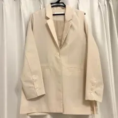 Chico 袖取り外しサイドベルトテーラードジャケット