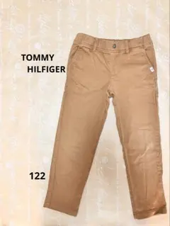 【Tommy Hilfiger】120 長ズボン ブラウン ベージュロングパンツ