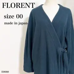 FLORENT フローレント リブガウンコート ラップコート 日本製 美品のサムネイル