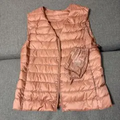 ユニクロ ウルトラライトダウンベスト ピンク