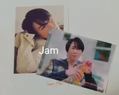 宮舘涼太　ステッカー＆チェキ風カード「オレンジkiss」  SnowMan