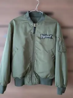 オリーブグリーン ボンバージャケット