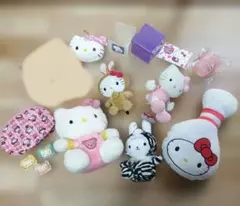 【おまとめ売り】ハローキティ ぬいぐるみ＆グッズセット 13点コラボ限定品含む