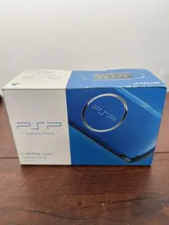 ★箱付きPSP-3000本体セット★バイブラントブルー ジャンク♪
