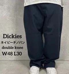 Dickies ダブルニー ルーズフィット ワークパンツ ブラック W32L32